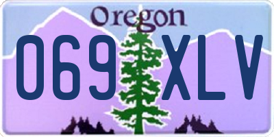 OR license plate 069XLV