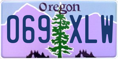 OR license plate 069XLW
