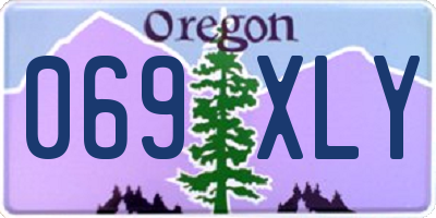 OR license plate 069XLY