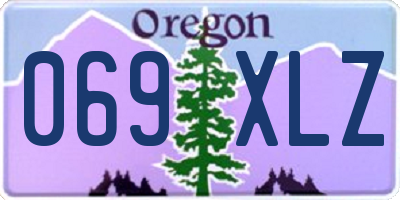 OR license plate 069XLZ