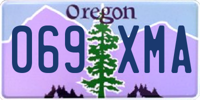 OR license plate 069XMA