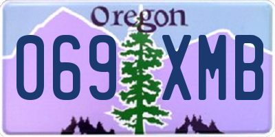 OR license plate 069XMB