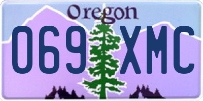 OR license plate 069XMC