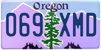 OR license plate 069XMD
