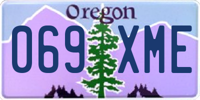 OR license plate 069XME