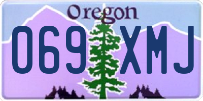 OR license plate 069XMJ