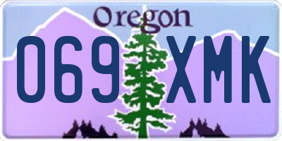 OR license plate 069XMK