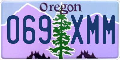 OR license plate 069XMM