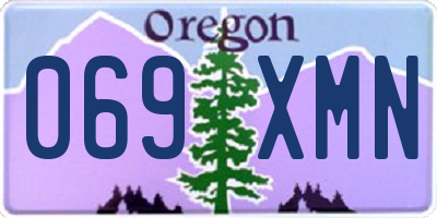 OR license plate 069XMN