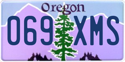 OR license plate 069XMS