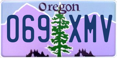 OR license plate 069XMV
