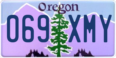 OR license plate 069XMY