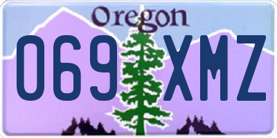 OR license plate 069XMZ