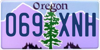 OR license plate 069XNH