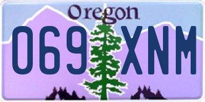 OR license plate 069XNM