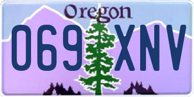 OR license plate 069XNV