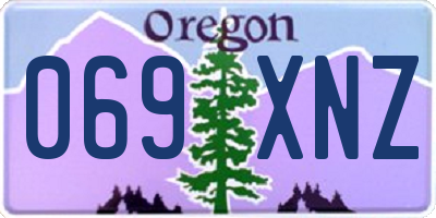 OR license plate 069XNZ