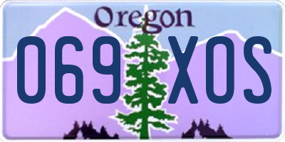 OR license plate 069XOS