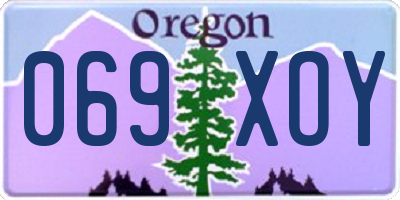 OR license plate 069XOY