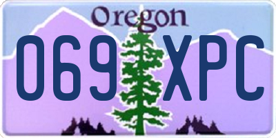 OR license plate 069XPC
