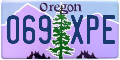 OR license plate 069XPE