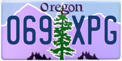 OR license plate 069XPG