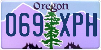 OR license plate 069XPH