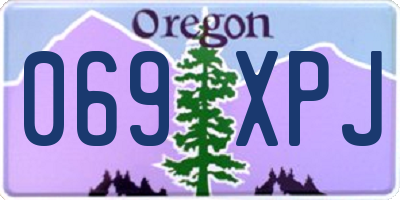 OR license plate 069XPJ