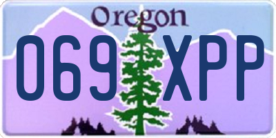 OR license plate 069XPP