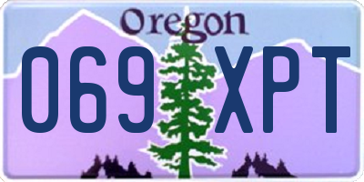 OR license plate 069XPT