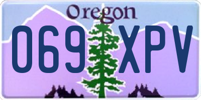 OR license plate 069XPV