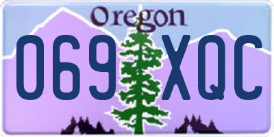 OR license plate 069XQC