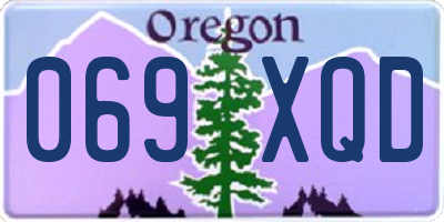 OR license plate 069XQD