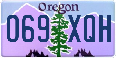 OR license plate 069XQH