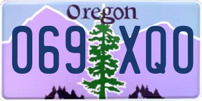 OR license plate 069XQO