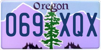 OR license plate 069XQX