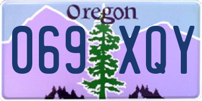 OR license plate 069XQY