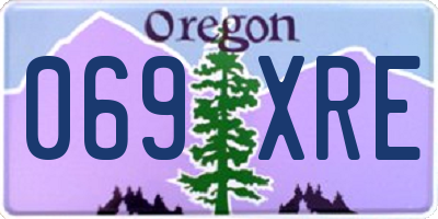 OR license plate 069XRE