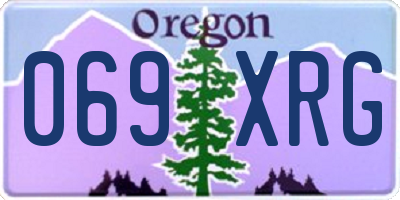 OR license plate 069XRG