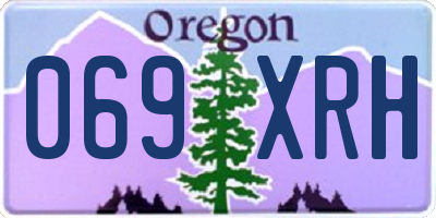 OR license plate 069XRH