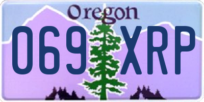 OR license plate 069XRP
