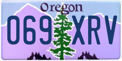 OR license plate 069XRV