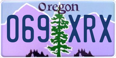 OR license plate 069XRX