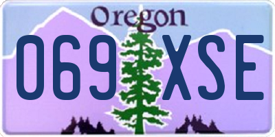 OR license plate 069XSE