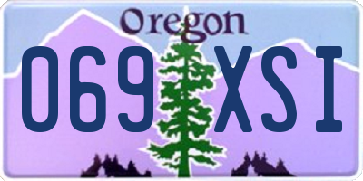 OR license plate 069XSI
