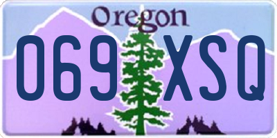 OR license plate 069XSQ