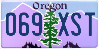 OR license plate 069XST