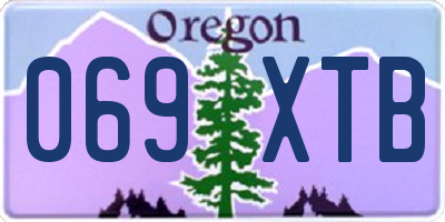 OR license plate 069XTB