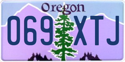 OR license plate 069XTJ