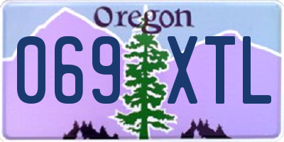 OR license plate 069XTL